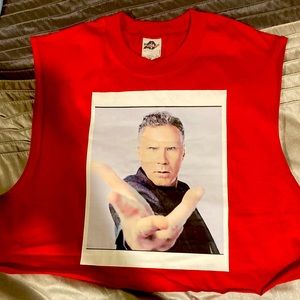 Will Ferrel Graphic crop top